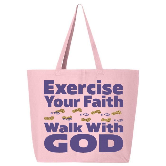 Exercise Your Faith Walk With God Christian 25L Jumbo Tote