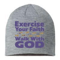 Exercise Your Faith Walk With God Christian Sustainable Beanie