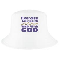 Exercise Your Faith Walk With God Christian Cool Comfort Performance Bucket Hat