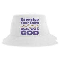 Exercise Your Faith Walk With God Christian Sustainable Bucket Hat