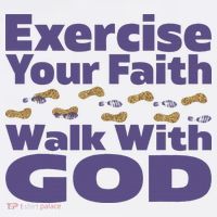 Exercise Your Faith Walk With God Christian 11oz C Handle Ceramic Mug