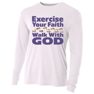 Exercise Your Faith Walk With God Christian Cooling Performance Long Sleeve Crew