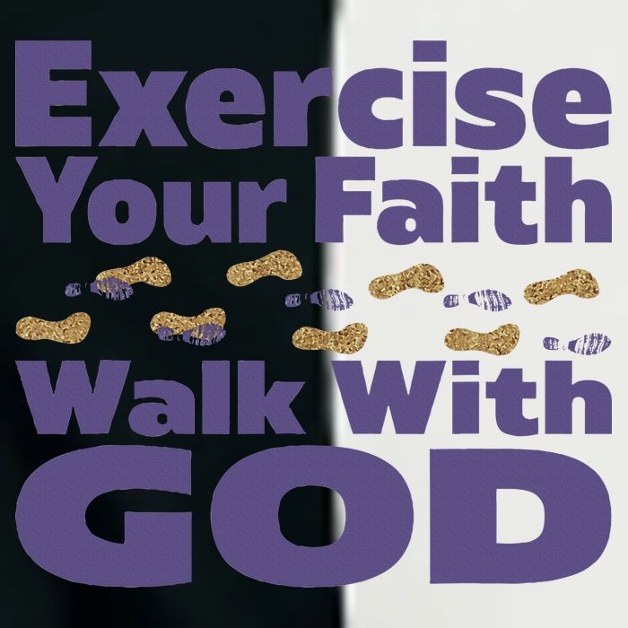 Exercise Your Faith Walk With God Christian Infant Baby Jersey Bodysuit