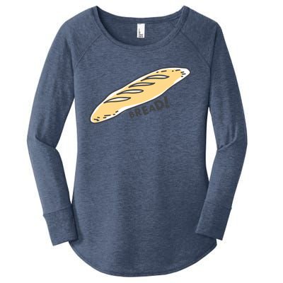 Eating Your Feed Bread! Funny Gift Women's Perfect Tri Tunic Long Sleeve Shirt