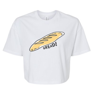 Eating Your Feed Bread! Funny Gift Bella+Canvas Jersey Crop Tee