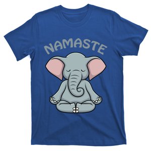 Elephant Yoga Funny Gift Funny Elephant Namaste Hatha Yoga Great Gift T-Shirt