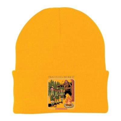 Eat Your Greens Knit Cap Winter Beanie