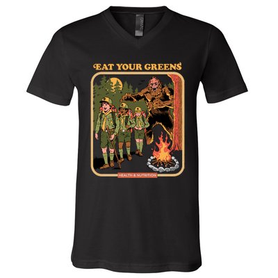 Eat Your Greens V-Neck T-Shirt