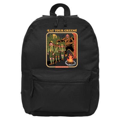 Eat Your Greens 16 in Basic Backpack