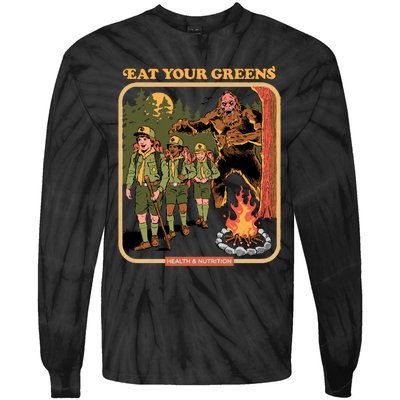 Eat Your Greens Tie-Dye Long Sleeve Shirt