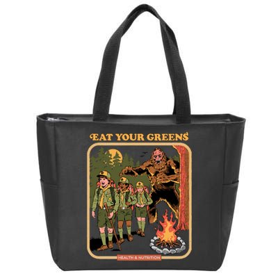 Eat Your Greens Zip Tote Bag