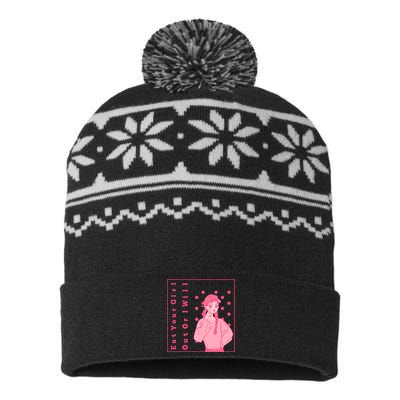 Eat Your Girl Out Or I Will USA-Made Snowflake Beanie