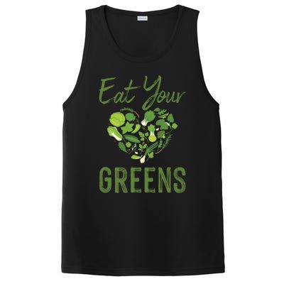 Eat Your Greens Gift Beautiful Vegan Tees Cool Gift PosiCharge Competitor Tank