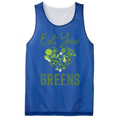 Eat Your Greens Gift Beautiful Vegan Tees Cool Gift Mesh Reversible Basketball Jersey Tank