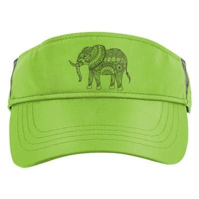 Elephant Yoga Gift Adult Drive Performance Visor