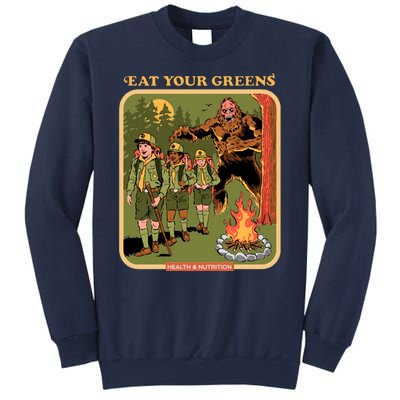 Eat Your Greens Shirt Funny Retro Vintage Sweatshirt