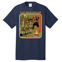 Eat Your Greens Shirt Funny Retro Vintage Tall T-Shirt