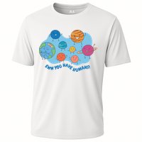 Ew You Have Humans Funny Earth Planet Cooling Performance Crew T-Shirt