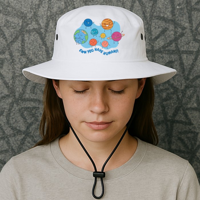 Ew You Have Humans Funny Earth Planet Bucket Hat