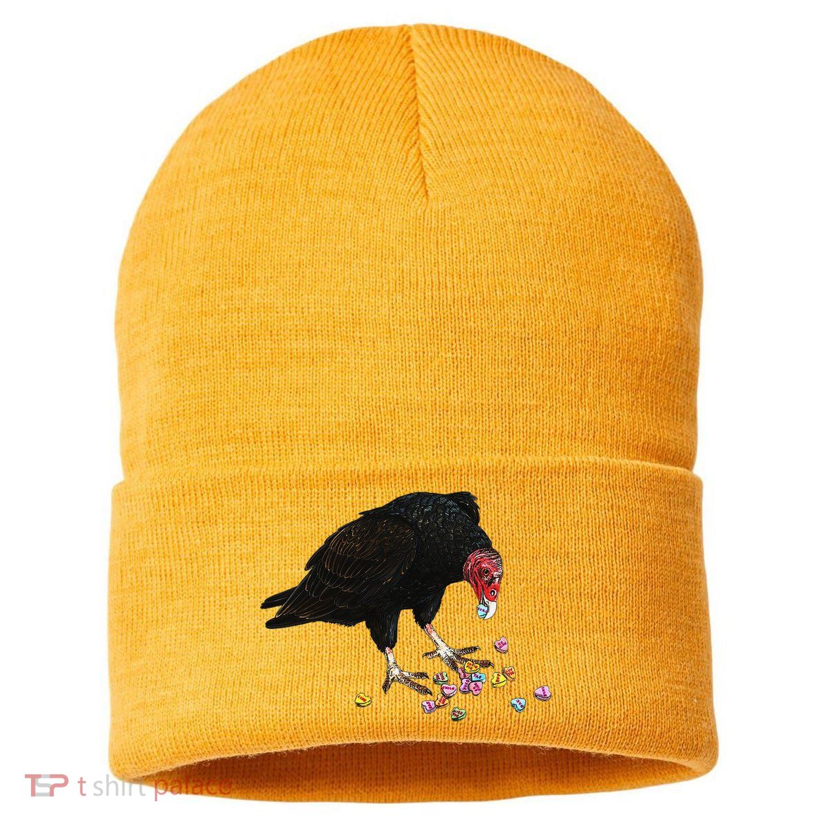 Eat Your Heart Out Turkey Vulture Snack Attack Sustainable Knit Beanie