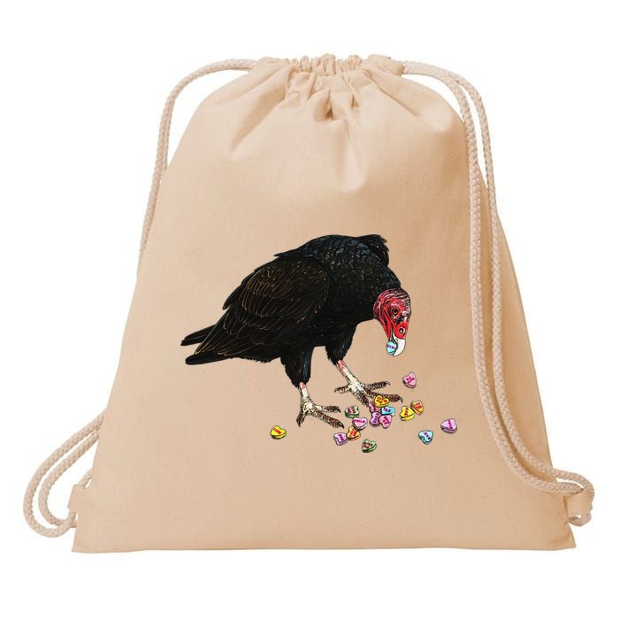 Eat Your Heart Out Turkey Vulture Snack Attack Drawstring Bag
