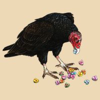 Eat Your Heart Out Turkey Vulture Snack Attack Drawstring Bag