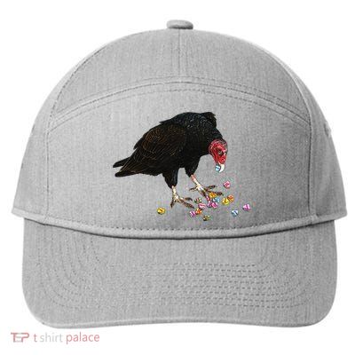Eat Your Heart Out Turkey Vulture Snack Attack 7-Panel Snapback Hat