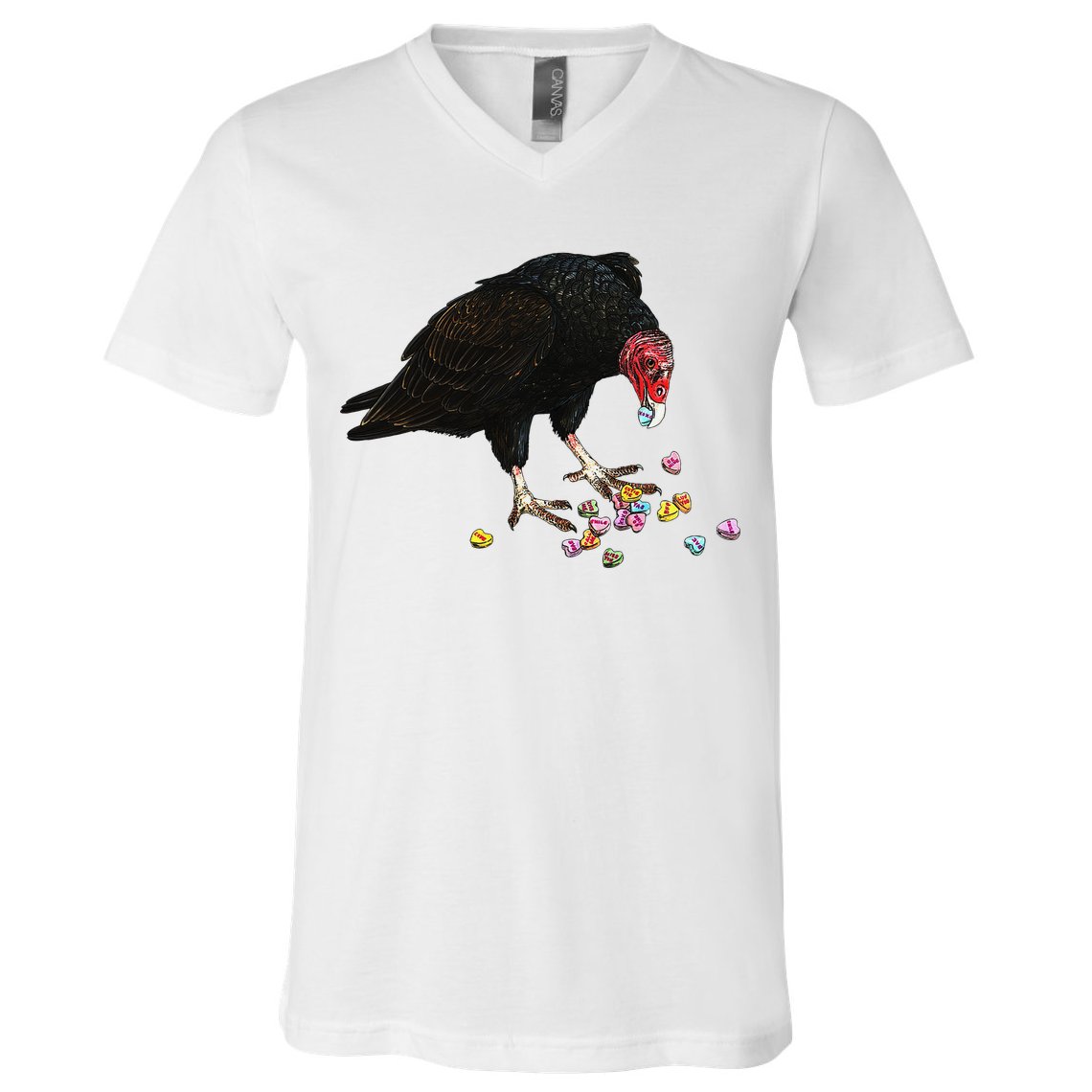 Eat Your Heart Out Turkey Vulture Snack Attack V-Neck T-Shirt