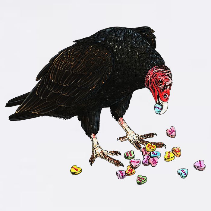 Eat Your Heart Out Turkey Vulture Snack Attack V-Neck T-Shirt