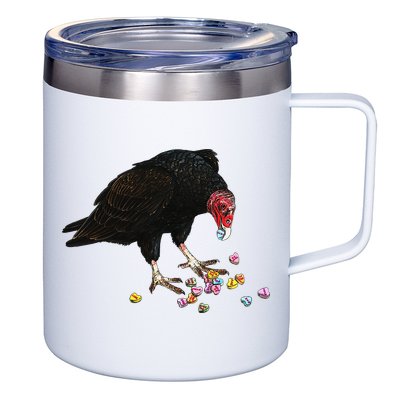 Eat Your Heart Out Turkey Vulture Snack Attack 12oz Stainless Steel Coffee Mug