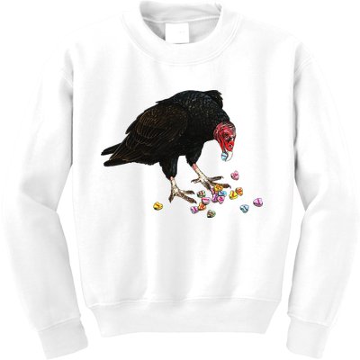 Eat Your Heart Out Turkey Vulture Snack Attack Kids Sweatshirt