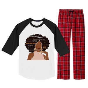 Embrace Your Inner Queen Black Girl Brilliance Raglan Sleeve Pajama Set