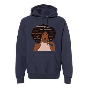 Embrace Your Inner Queen Black Girl Brilliance Premium Hoodie