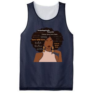 Embrace Your Inner Queen Black Girl Brilliance Mesh Reversible Basketball Jersey Tank