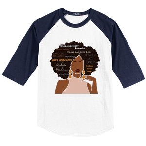 Embrace Your Inner Queen Black Girl Brilliance Baseball Sleeve Shirt