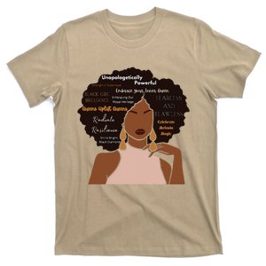 Embrace Your Inner Queen Black Girl Brilliance T-Shirt