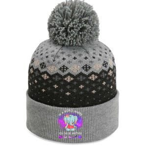 Elephant Yoga In A World Where You Can Be Anything Be Kind Meaningful Gift The Baniff Cuffed Pom Beanie