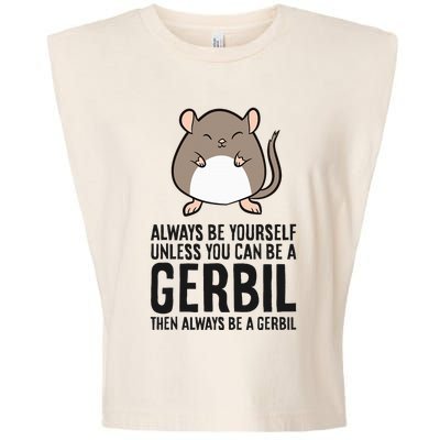 Embrace Your Inner Gerbil Unleash Your True Potential Garment-Dyed Women's Muscle Tee