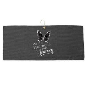 Embrace Your Journey Tal Health Awareness Month Cute Gift Large Microfiber Waffle Golf Towel