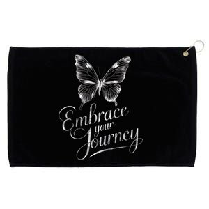 Embrace Your Journey Tal Health Awareness Month Cute Gift Grommeted Golf Towel