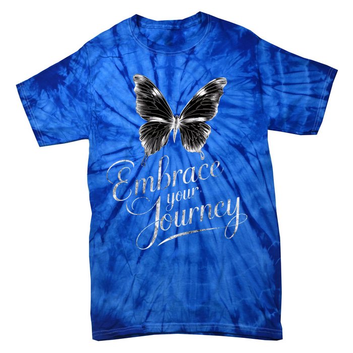 Embrace Your Journey Tal Health Awareness Month Cute Gift Tie-Dye T-Shirt