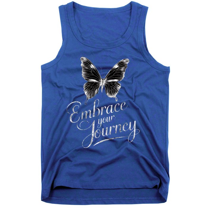 Embrace Your Journey Tal Health Awareness Month Cute Gift Tank Top