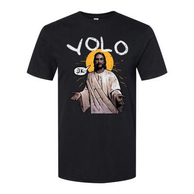 Easter Yolo Jk Jesus Funny Religious Christian Softstyle® CVC T-Shirt