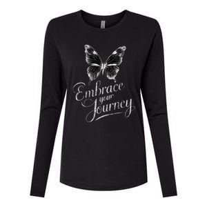 Embrace Your Journey Tal Health Awareness Month Gift Womens Cotton Relaxed Long Sleeve T-Shirt