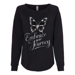 Embrace Your Journey Tal Health Awareness Month Gift Womens California Wash Sweatshirt