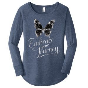 Embrace Your Journey Tal Health Awareness Month Gift Women's Perfect Tri Tunic Long Sleeve Shirt