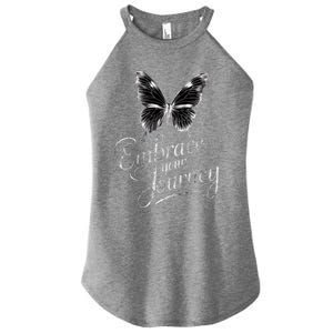 Embrace Your Journey Tal Health Awareness Month Gift Women's Perfect Tri Rocker Tank