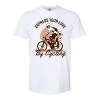 Express Your Love By Cycling Softstyle CVC T-Shirt