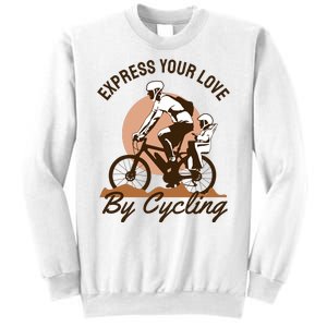 Express Your Love By Cycling Sweatshirt