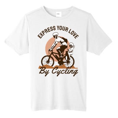 Express Your Love By Cycling Tall Fusion ChromaSoft Performance T-Shirt